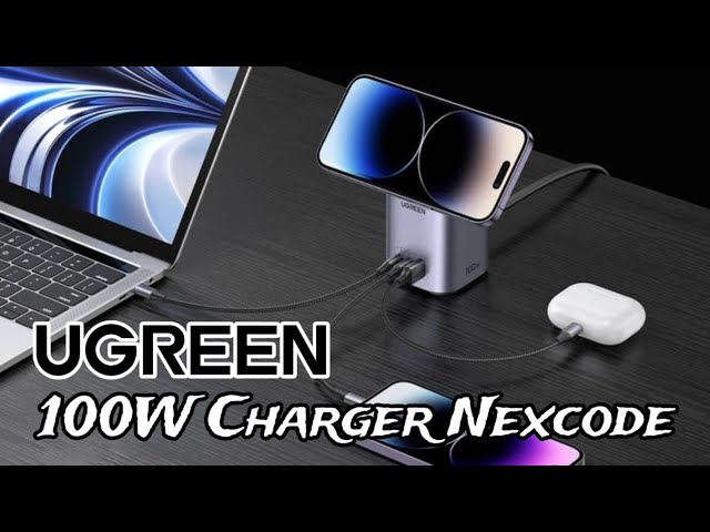 UGREEN 100W 2-in-1 GaN Desktop Charger | 100W Charger Nexcode | TheAgusCTS