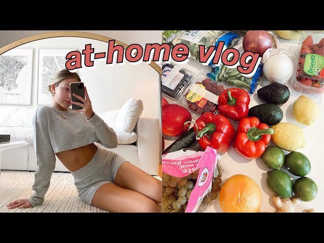 day in my life: new skincare, grocery haul, & reading list | maddie cidlik