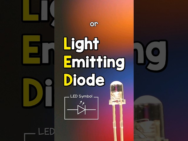 What is an LED and how does it work #technology #electronics #engineering #led
