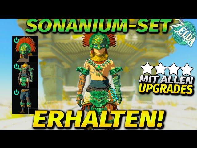 *NEU* Sonanium-Rüstungsset mit maximalen Upgrades erhalten! ► Zelda Tears of the Kingdom