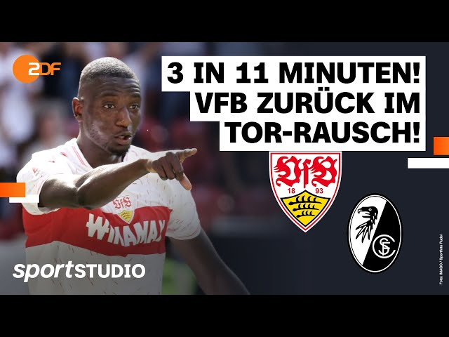 VfB Stuttgart – SC Freiburg | Bundesliga, 3. Spieltag Saison 2023/24 | sportstudio