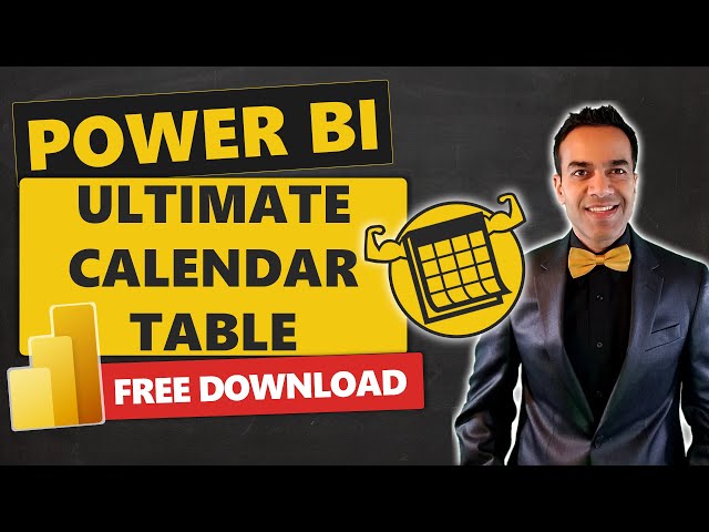 Power BI Ultimate Calendar Table 🗓️ / Date Table 📆 [ FREE DOWNLOAD ]