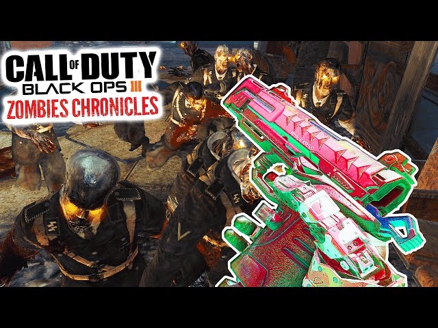 PISTOL ONLY CHALLENGE CHEATER?! ZOMBIE CHRONICLES (Black Ops 3) | Chaos