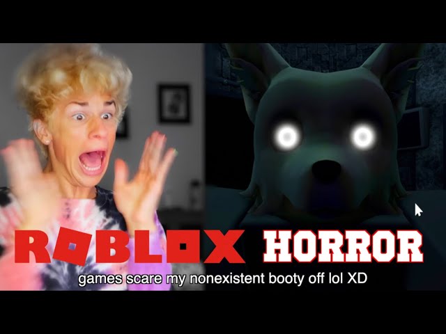 i played ROBLOX HORROR GAMES again cause i like getting scared