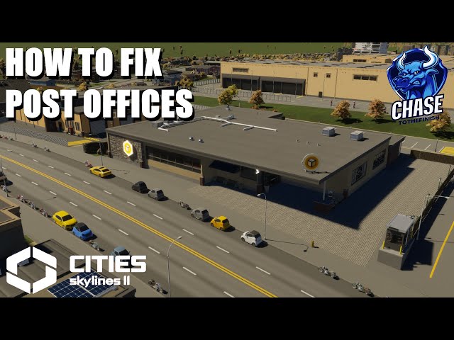 Cities Skylines 2 | How To Fix Broken Postal Services | Post Office and Sorting Facility Fix