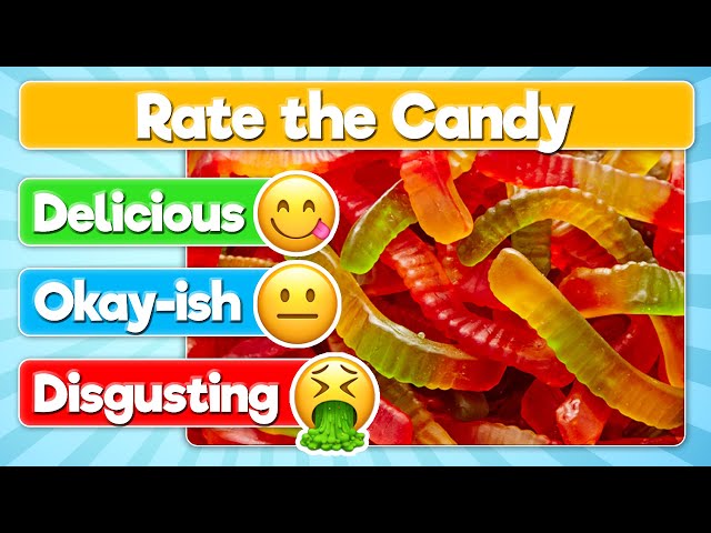 Rate the Candy Challenge | Ultimate Candy Tier List