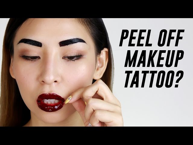 Peel Off Lip & Eyebrow Tattoo Review | TINA TRIES IT