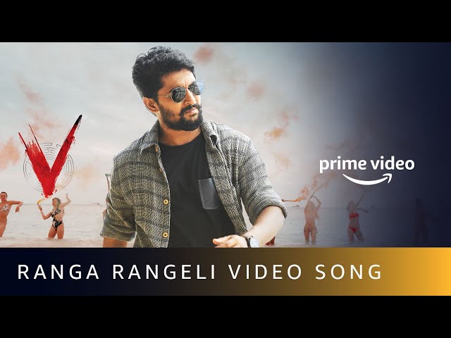 Ranga Rangeli Video Song | V | Amit Trivedi | Nani, Sudheer Babu | Amazon Prime Video