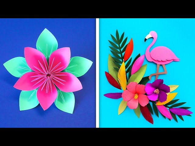 TIME FOR SPRING! || Cute Paper Flower And Other Paper DIYs