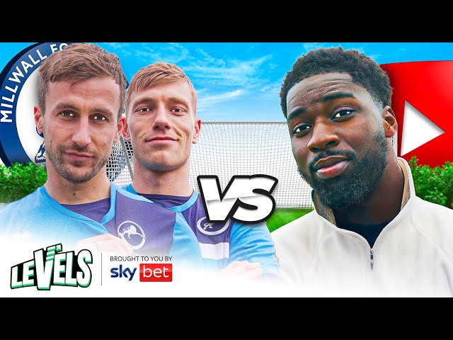 2 Pro Footballers vs 1 YouTuber | MILLWALL V PK HUMBLE
