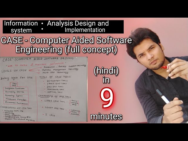 Computer Aided Software Engineering (CASE) in hindi || CASE tools components characteristics types