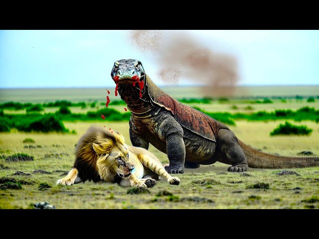 Even Lions Feared This Dangerous Komodo Dragon!