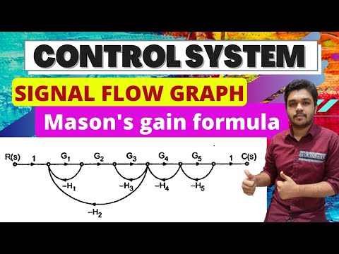 Signal Flow Graph using Mason's Gain Formula ( Control System)