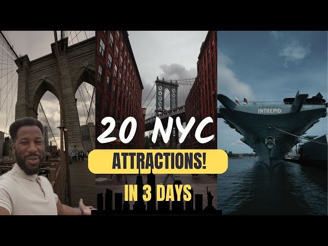 Visiting more than 20 New York City attractions in 3 DAYS. What should you go see traveling to NYC?