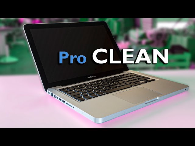 Deep Cleaning a MacBook