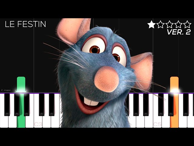 Ratatouille - Le Festin | EASY Piano Tutorial