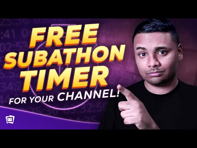 Use The BEST Free Subathon Timer Tool - Let Chat Interact With You (Link Inside)