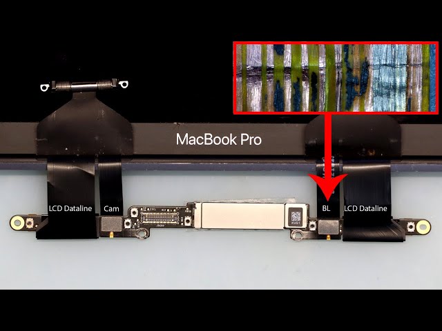 HOW TO FIX MACBOOK PRO A1706 1708 DISPLAY CABLE BROKEN