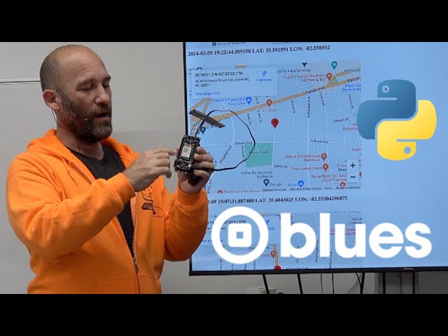 DIY: Tracking Device and Web App with IoT Modem (Blues, Python, Bottle, Google Maps API)