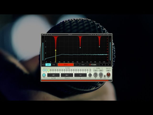 Automatic Microphone Feedback Reduction with X-FDBK