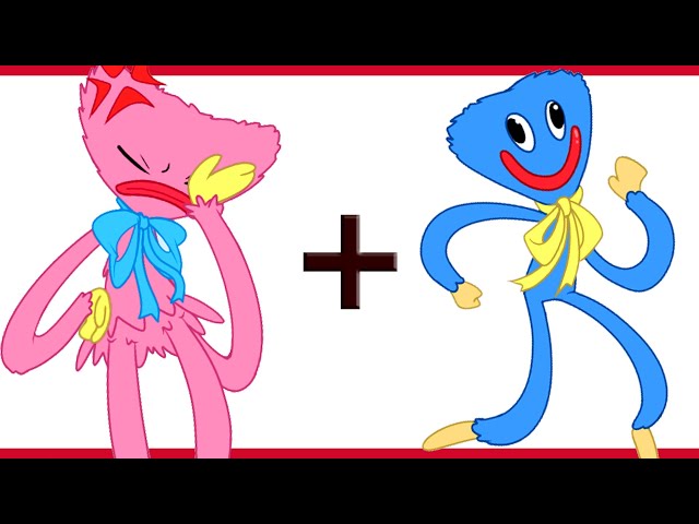 Kissy Missy + Huggy Wuggy = ? | Poppy Playtime funny animation meme