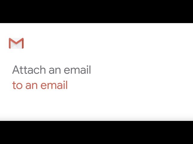 Attach an email in Gmail