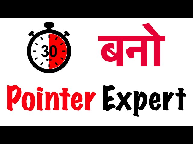 Become Pointer Expert in just 30 minutes #cprogramming #cplusplus #cpp #pointer #cinterviewquestions