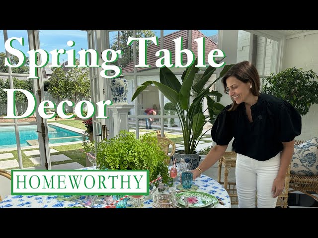 SPRING TABLE DECOR | Set the Table with Courtney Petit | Inside the Most Amazing China Closet