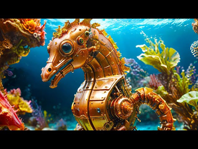 Blender with Stable Diffusion XL Tutorial - Robot seahorse