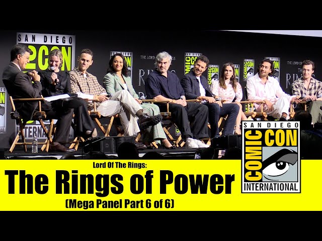 LOTR: THE RINGS OF POWER | Comic Con 2022 [Mega Panel Pt 6 of 6] Conversation with 3rd Group of Cast