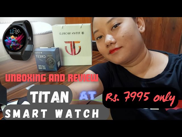 Unboxing and Review Titan Crest Premium Mesh Strap Smartwatch 1.43 || How to Connect with Phone ⌚