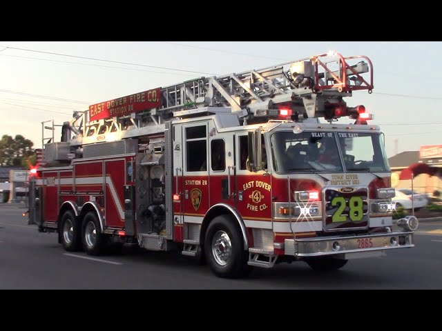 Toms River East Dover Fire Company Ladder 2865 Responding 7-24-23