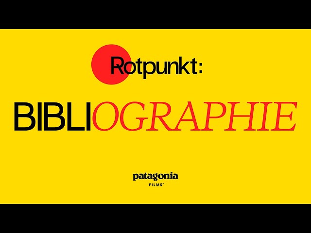 Rotpunkt: Bibliographie | Alex Megos climbs his hardest project yet | Patagonia