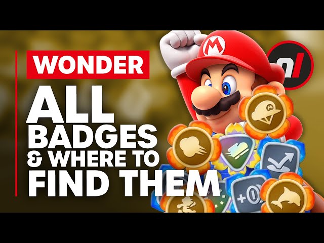 ALL Badges in Super Mario Bros. Wonder... and How to Find Them