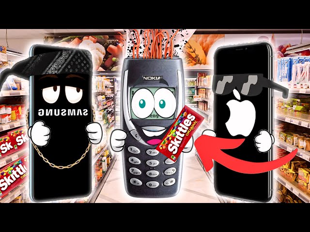 Nokia Skittles meme. Stole Skittles from Samsung and iPhone