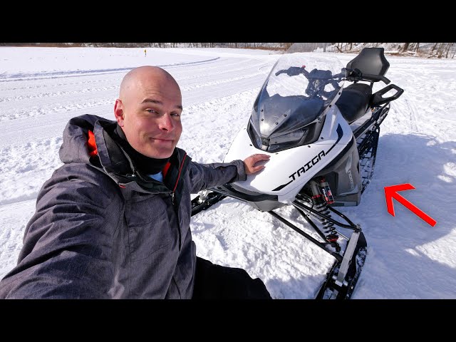 Worlds First ELECTRIC Snowmobile - 120 Horsepower!