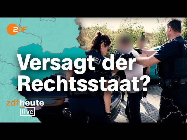 Schleuser in Sachsen: Wie sich illegale Migration an den Grenzen zuspitzt | ZDFheute live