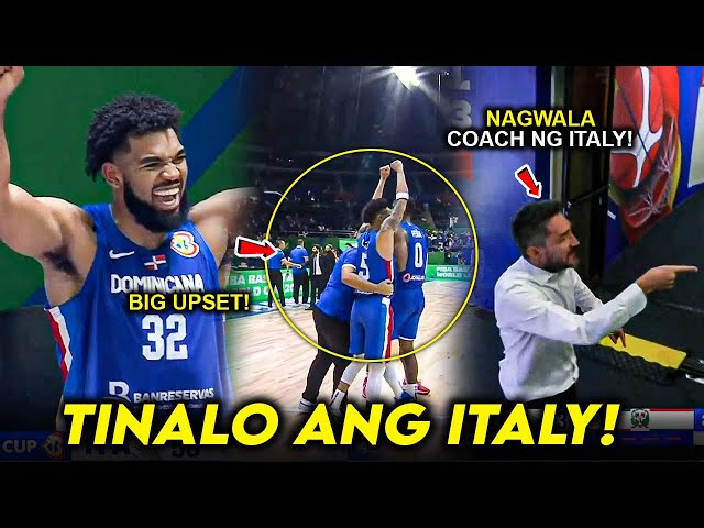 ITALY TINALO NG DOMINICAN REPUBLIC! | Na-EJECT ang Coach ng ITALY | TOWNS Tuwang-Tuwa