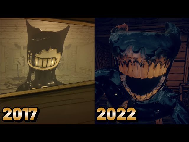 Evolution of the Ink Demon in BATIM - BATDR (2017-2022) 4K60