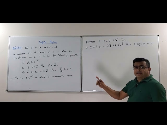 Sigma Algebra: Definition and some examples.
