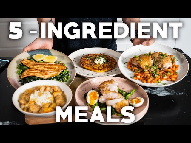 5-Ingredient Healthy Recipes in 15 Minutes
