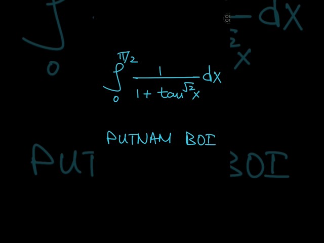 viral putnam integral #math #calculus #putnam #integral #stem