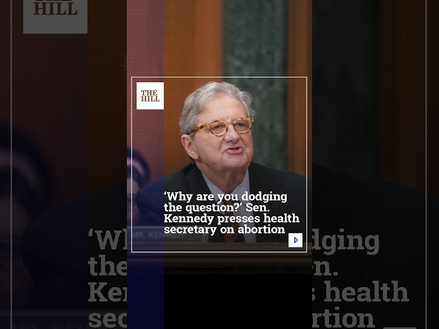 'Why Are You Dodging The Question?' Sen. Kennedy Presses Health Secretary On Abortion