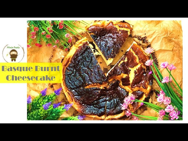 Basque Burnt Cheesecake | 巴斯克烧焦芝士蛋糕 | La Viña's San Sebastian Baked Cheesecake | Kek Keju Bakar