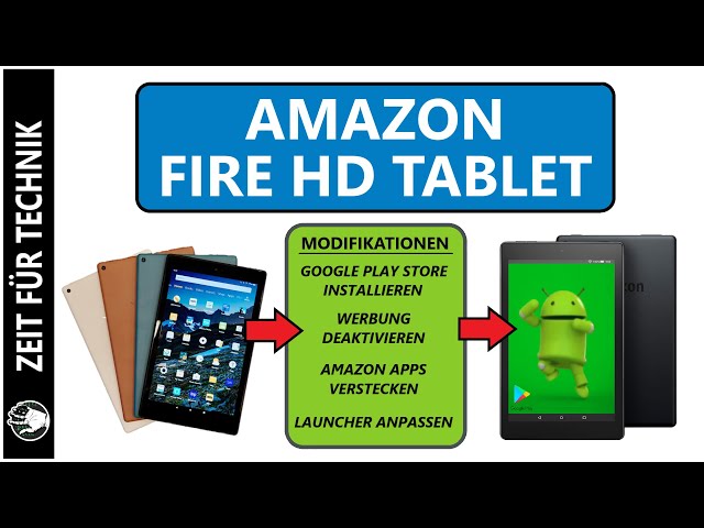 How do I turn an Amazon Fire HD tablet into an Android tablet?