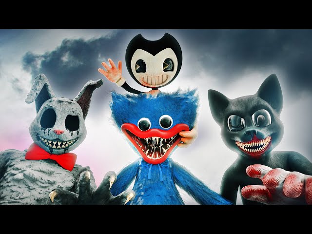 All Creature Fights by Horror Skunx! (Huggy Wuggy, Cartoon Cat, Bendy & Mr. Hopps)