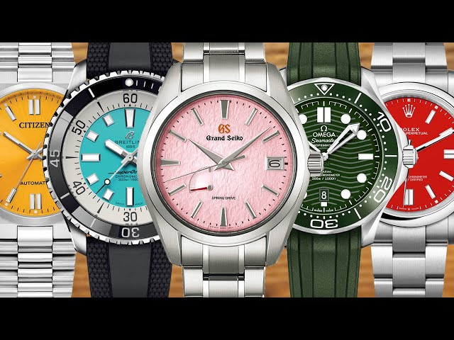 Best Watches in Every Color... Over 20 Watches Featured
