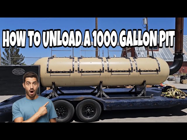How To Unload A 1000 Gallon Offset Smoker - Smokin' Joe's Pit BBQ