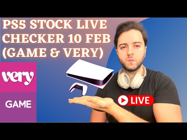 PS5 Restock | PS5 Restock Live  | GAME & VERY (10 February 2021)