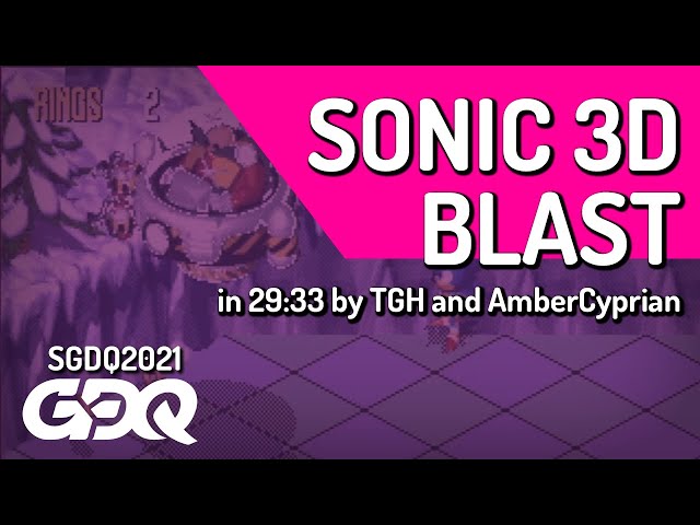 Sonic 3D Blast by TGH and AmberCyprian in 29:33 - Summer Games Done Quick 2021 Online